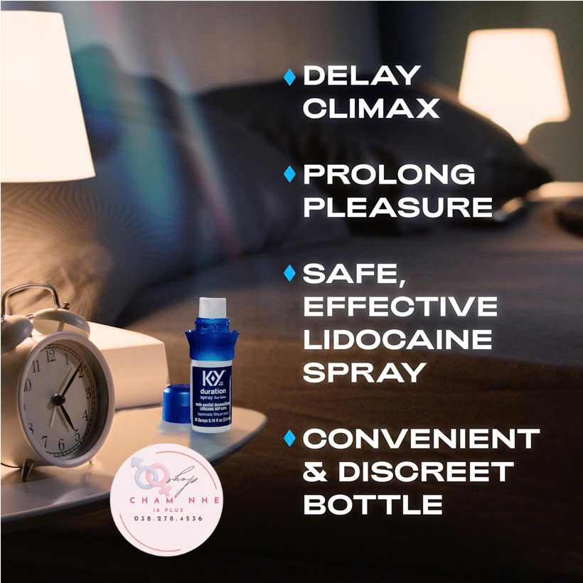 Chai xịt Durex K-Y Duration Spray Dont Stop ( 5ml – Đô cao ) 3
