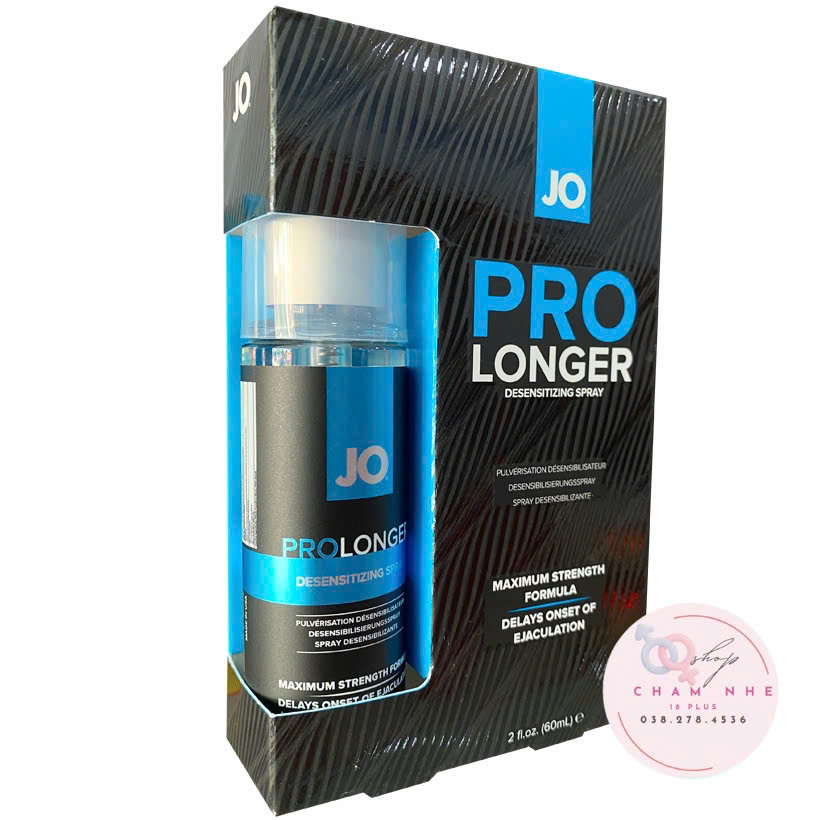 JO Prolonger Spray Benzocaine Hỗ Trợ Nam Giới Lâu Ra ( Đô Vừa )