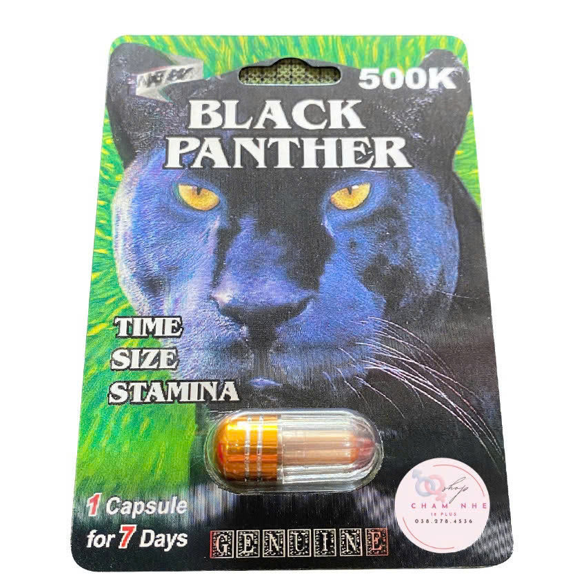 Viên uống hỗ trợ cương dương và lâu ra Black Panther