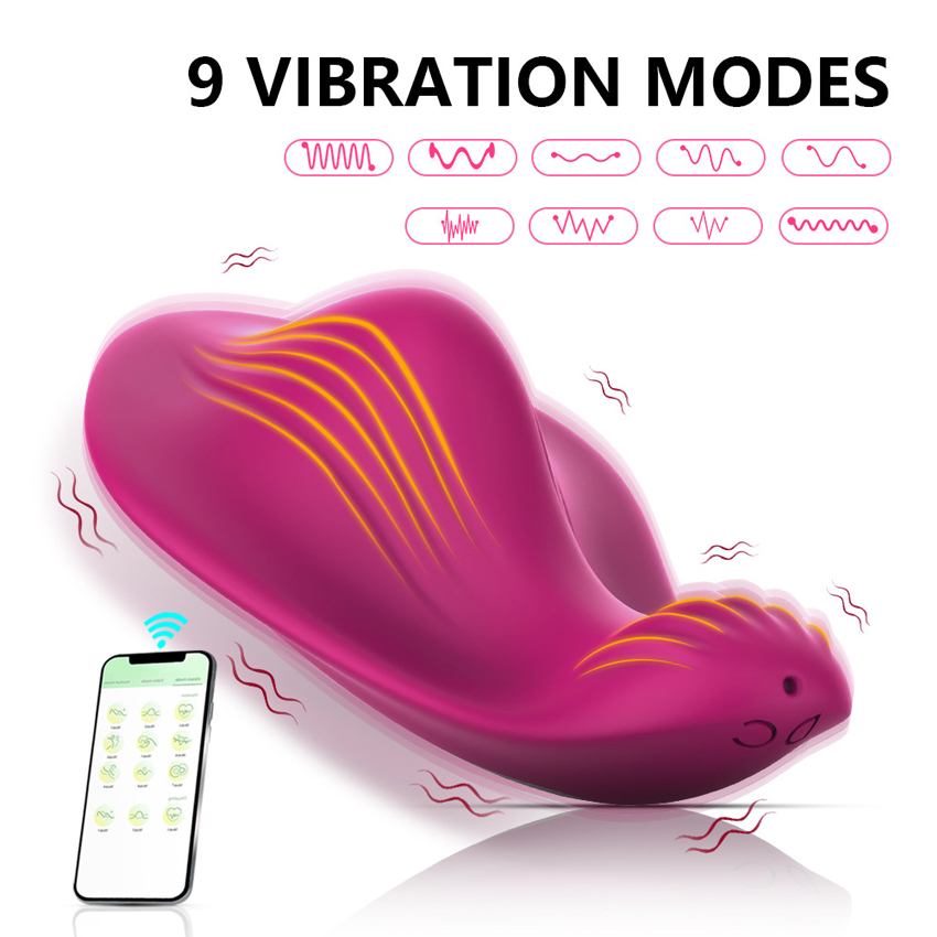 Chip rung mini điều khiển từ xa qua APP – Alwup Rose Dildos Sex Machine 5