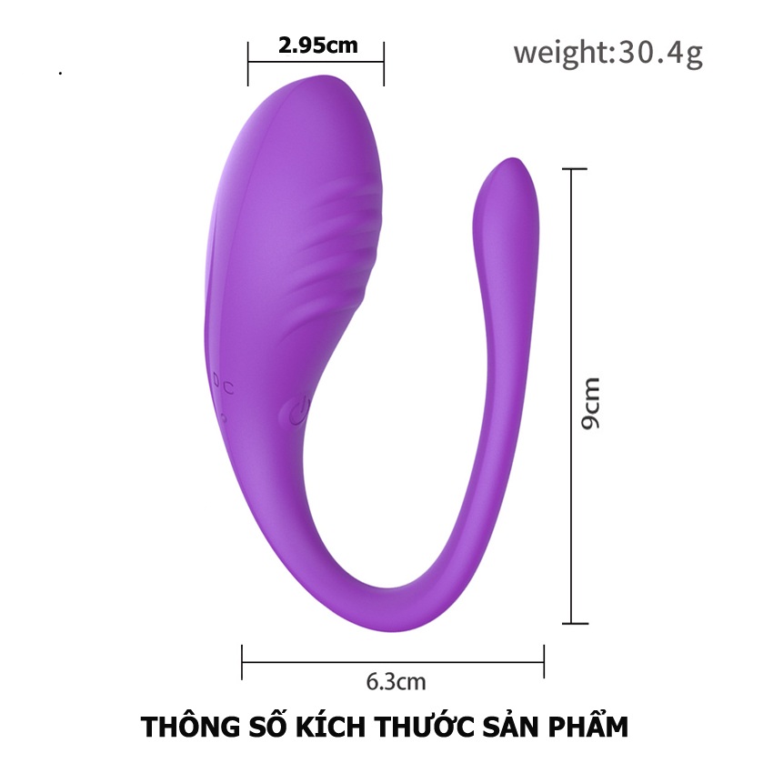 Trứng rung điểm G Alwup WEARABLE 9 chế độ ( Phiên bản cao cấp có APP ) 4