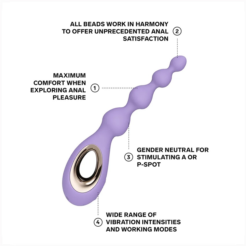  Chuỗi hạt hậu môn cao cấp hoạt động 8 chế độ - Lelo Soraya Beads Anal  6