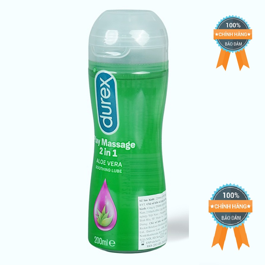Gel Durex Play Massage 2 in 1 ( Chai 200ml )