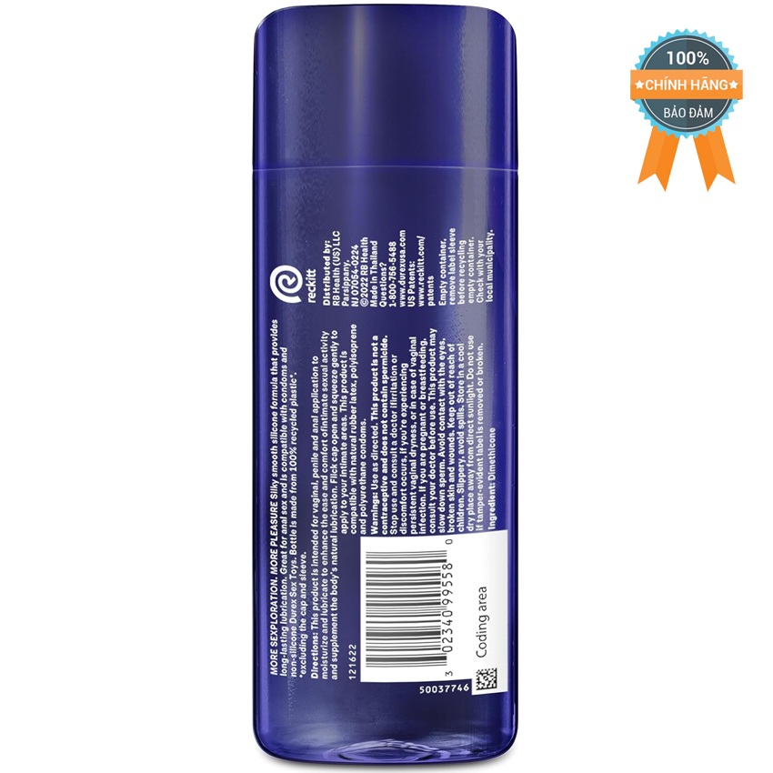 Gel bôi trơn gốc Silicone Durex Cheeky Play 100ml