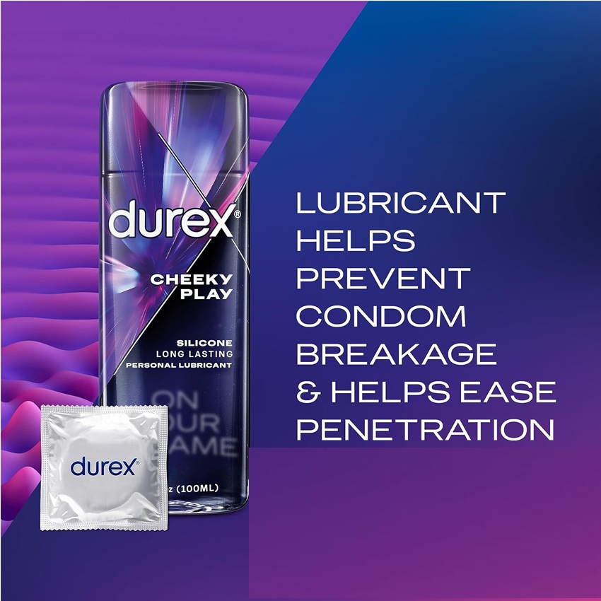 Gel bôi trơn gốc Silicone Durex Cheeky Play 100ml 3