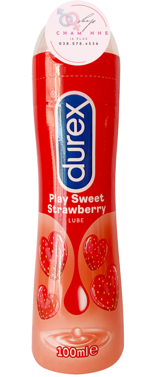 Gel Durex Strawberry hương dâu thơm ngọt  2
