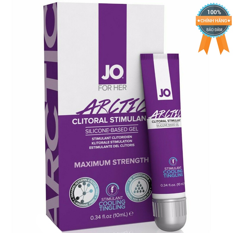 Gel kích thích điểm G cảm xúc thăng hoa liên hồi System JO Artic Chill